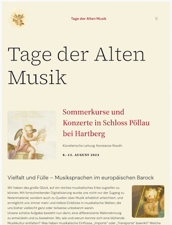 Screenshot der Website altemusikpoellau.at